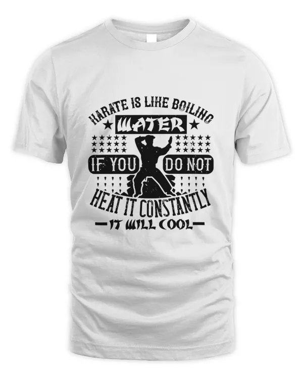 Karate is like boiling water, if you do not heat it constantly, it will cool-01