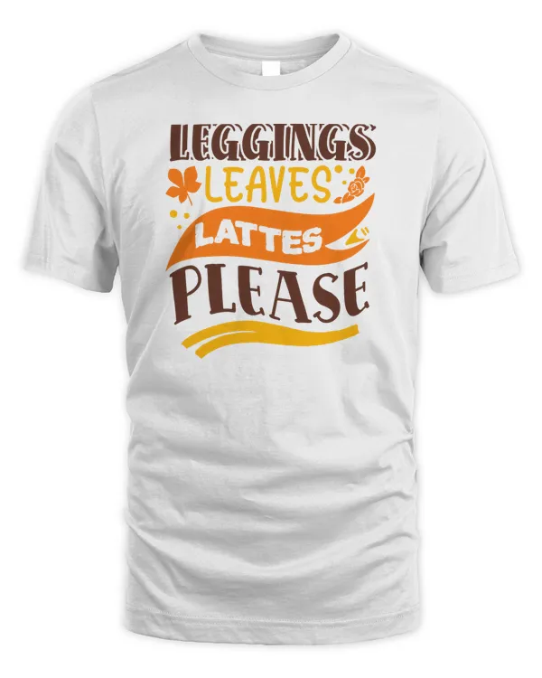 Leggings leaves lattes please