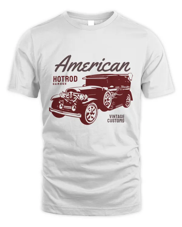 American Hot Rod Garage Vintage Customs Retro Vintage