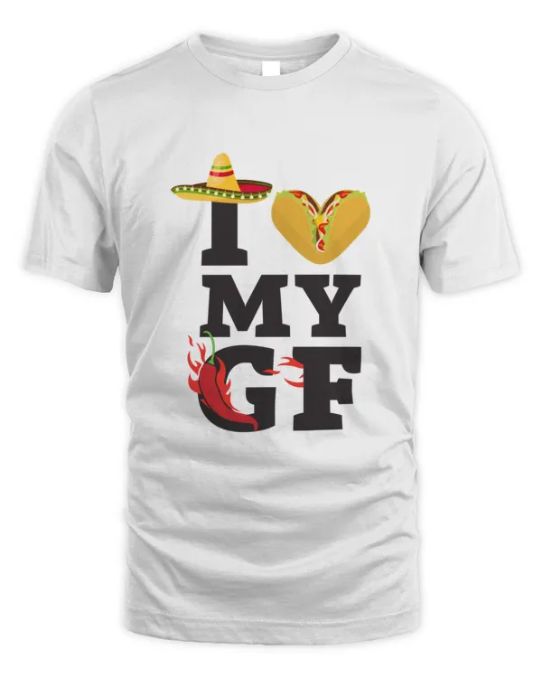 I Love My GF (girlfriend) Shirt