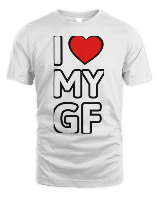 I Love My GF (girlfriend) Shirt