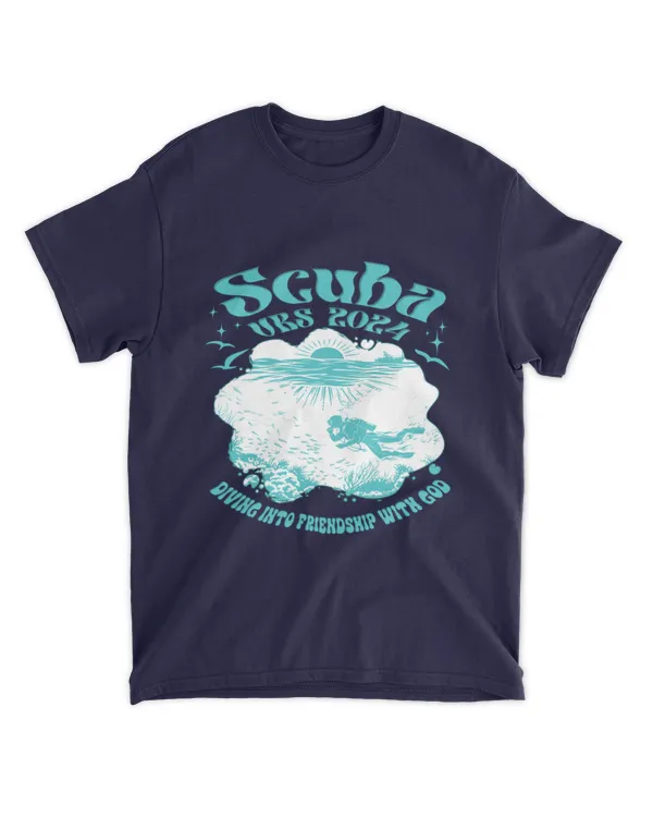 Scuba diving into friendship with god shirt