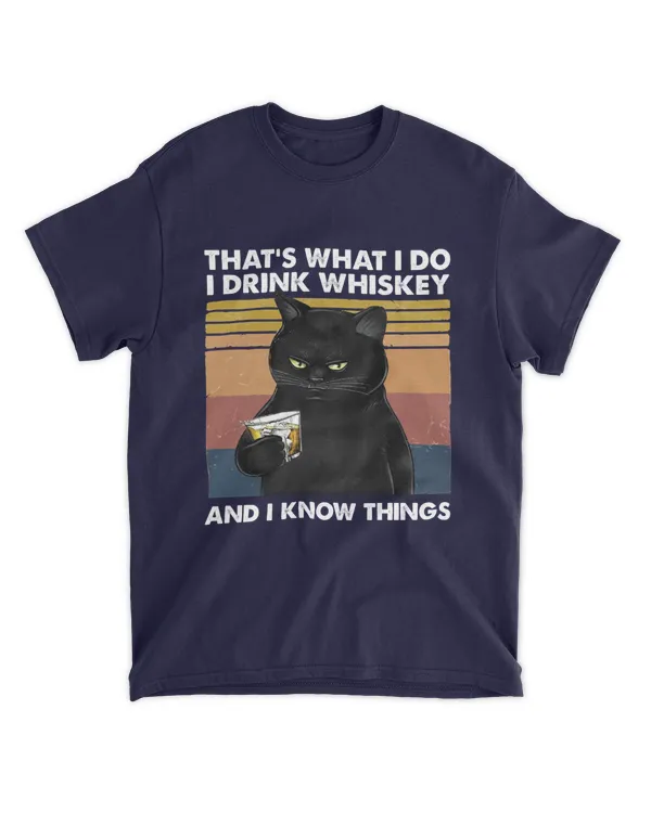 Miah926_cat That's What I Do I Drink Whiskey And I Know Things