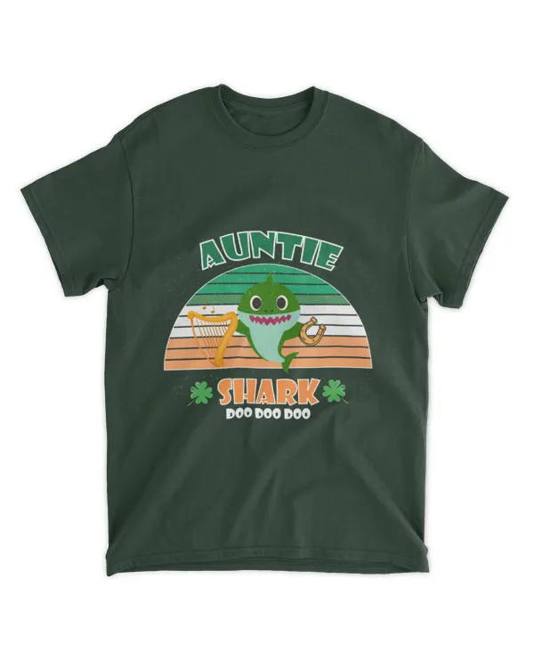 Miah2068 Irish Auntie Shark Saint Patricks Day Family
