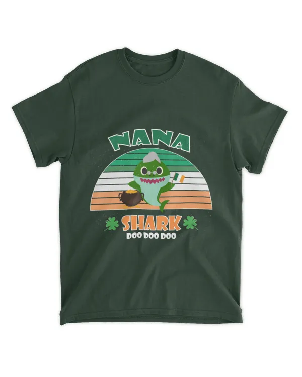 Miah2079 Irish Nana Shark Saint Patricks Day Family