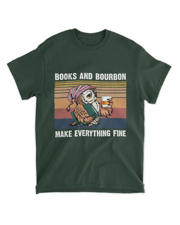 Miah1069_bourbon Books And Bourbon Make Everything Is Fine