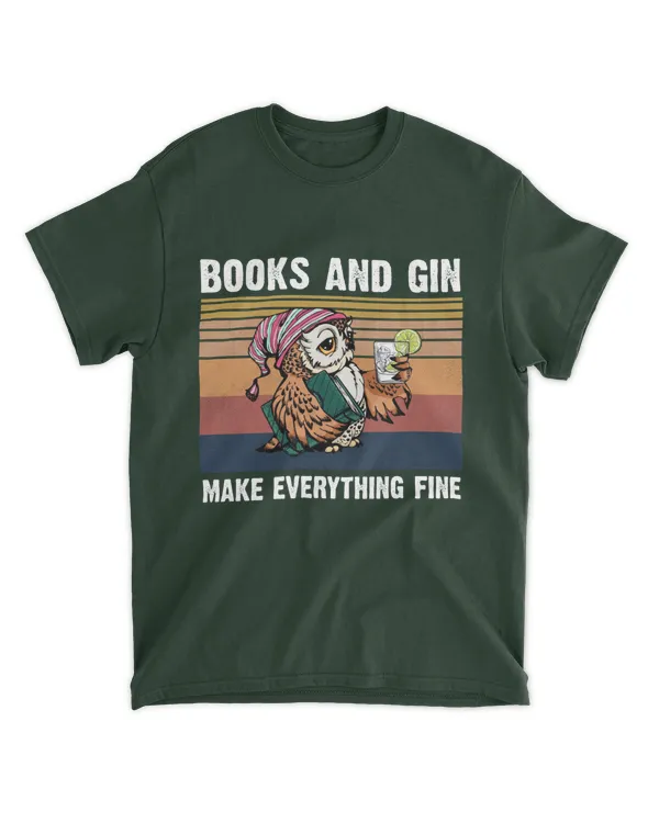 Miah1069_gin Books And Gin Make Everything Is Fine