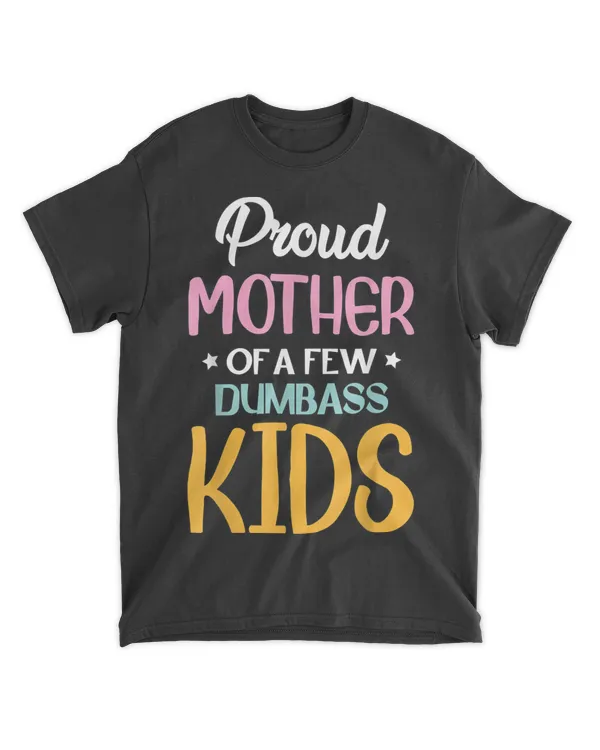 Funny Proud Mom Of A Few Kids Proud Mother Of A Few Kids T-Shirt