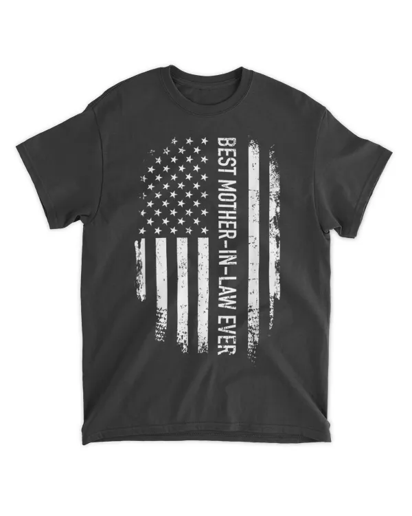Best mother-in-law ever US american vintage flag T-Shirt