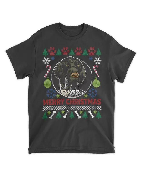 German Shorthaired Pointer GSP Sweatshirt Ugly Christmas