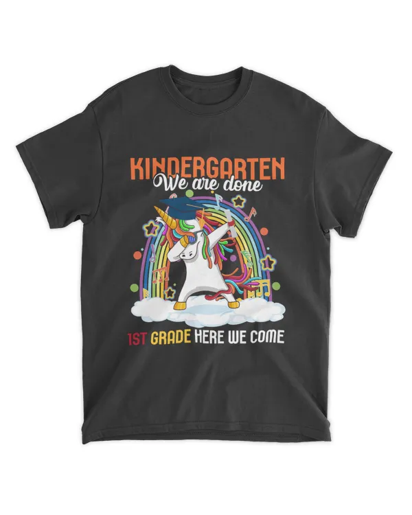 RD Kindergarten Graduation Girls Class 2022 Graduate Unicorn T-Shirt