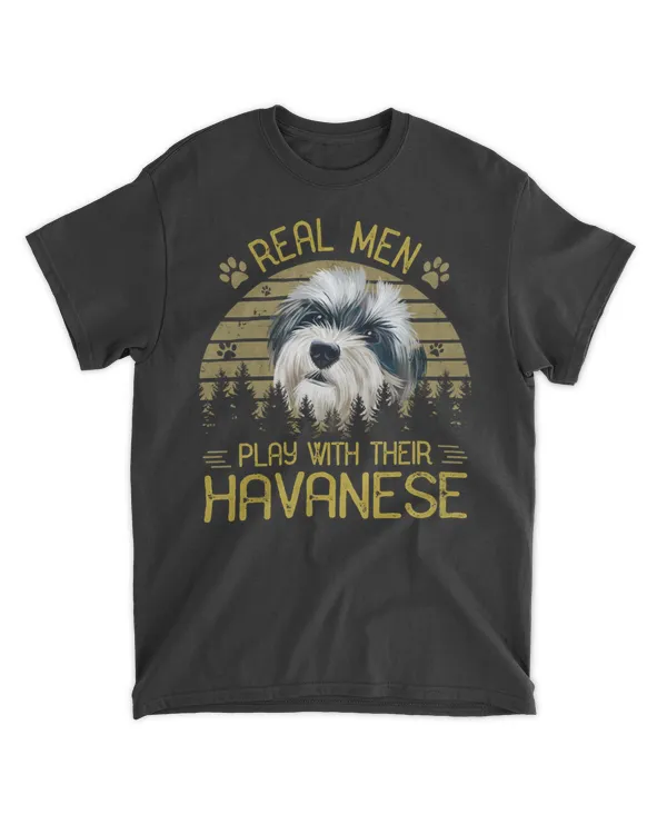 Real Men Play With Their Havanese Dog Funny Sweatshirt