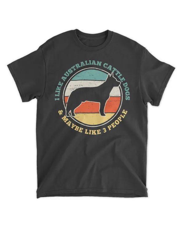 Australian Cattle Dog Funny Vintage Gift T-Shirt