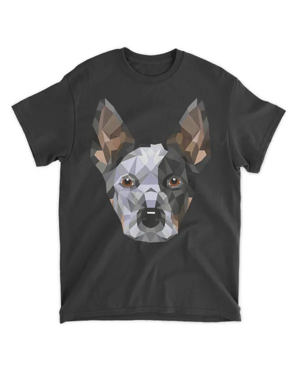 Geometric Blue Heeler Australian Cattle Dog Tank Top