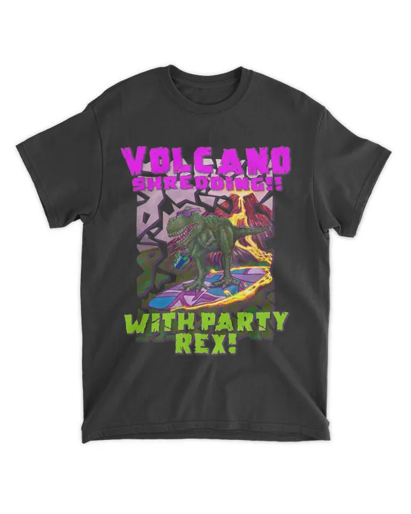 Volcano Surfing Party Rex Premium T-Shirt