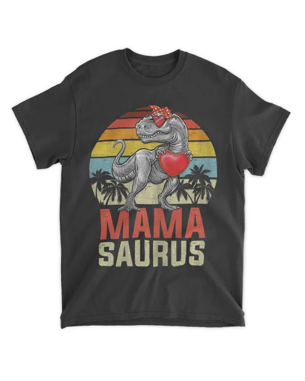 Womens Mamasaurus T Rex Dinosaur Mom Saurus Family Matching Women T-Shirt