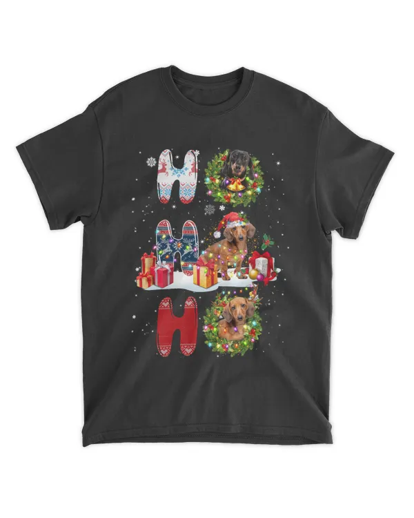 Dachshund Dog Christmas Dachshund Ho Ho Ho Dog Lover