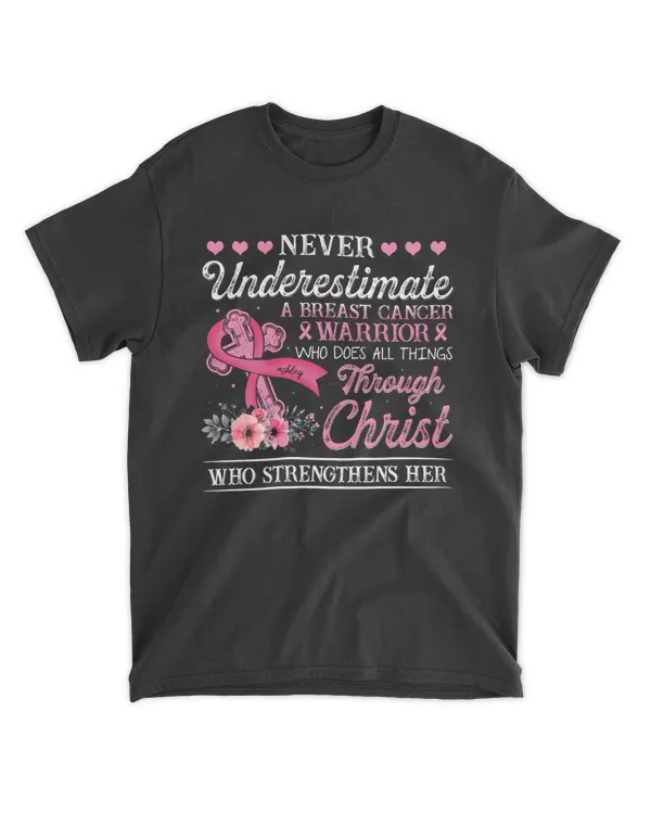 RD Breast Cancer Warrior Does All Things Personalized Shirt