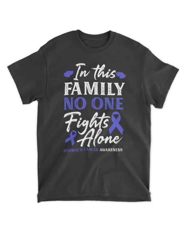 RD Stomach Cancer Awareness In This Family No One Fights Alone Shirt