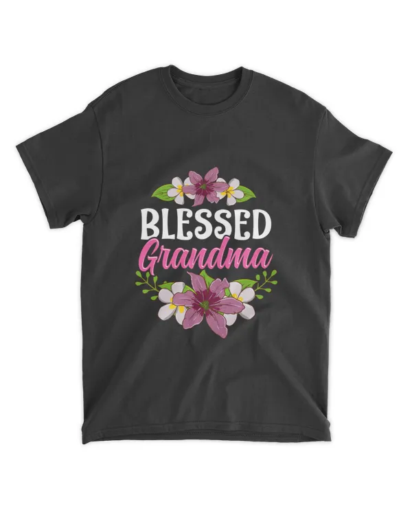 Blessed Grandma Shirt Mothers Day Cute T-Shirt - Mothers Day Shirts For Grandma