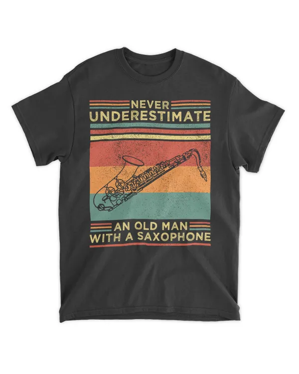 Never underestimate an old man with a saxophone