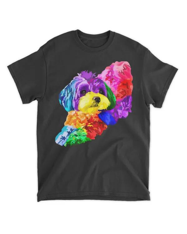 Dog Lover Gifts Havanese For Womens Colorful Havanese Mens T-Shirt