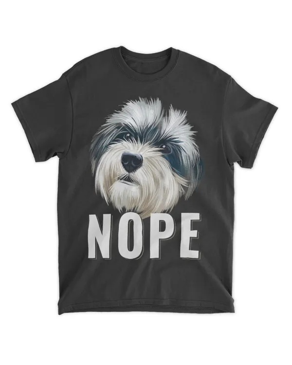 Nope Lazy Havanese - Funny Havanese Dog Lover Pet Owner T-Shirt