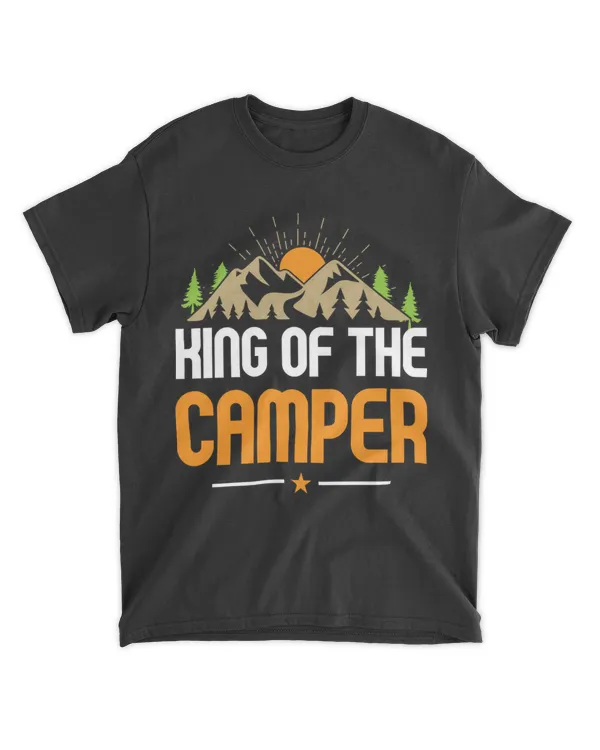 King Of The Camper | Camping & Outdoor T-Shirt