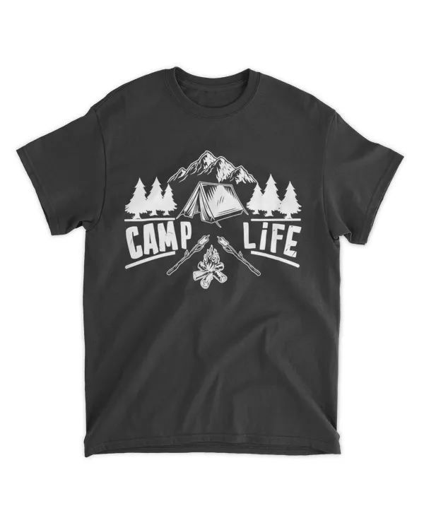 Camp Life Tie Die Summer Top For Girls Summer Camp T Shirt