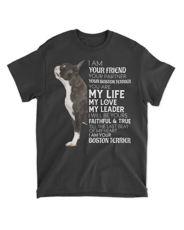 I Am Your Friend Your Partner Your Boston Terrier Mom Dad Tank Top