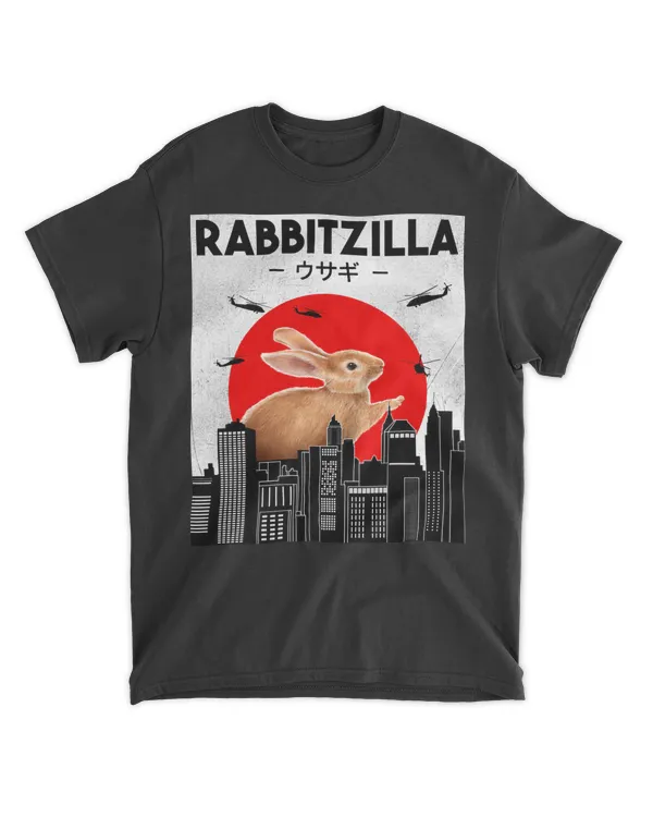 Funny Rabbit, Bunny Rabbit, RabbitZilla, Cute Rabbit T-Shirt