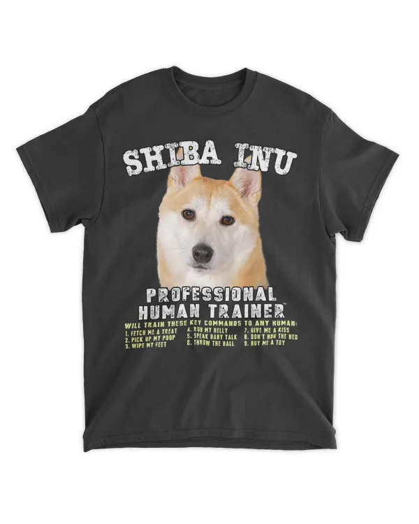 Shiba Inu Professional Human Trainer T-Shirt