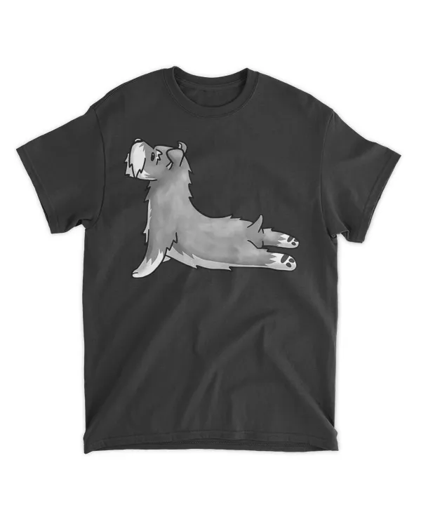 Funny Schnauzer Yoga T-Shirt Cute Dog Gift Tee