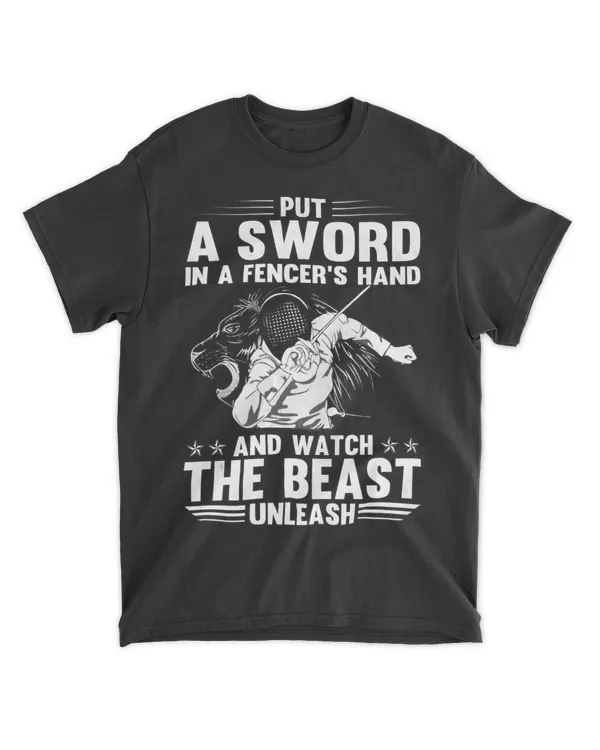 Put a sword in a fencer's hand and watch the beast unleash