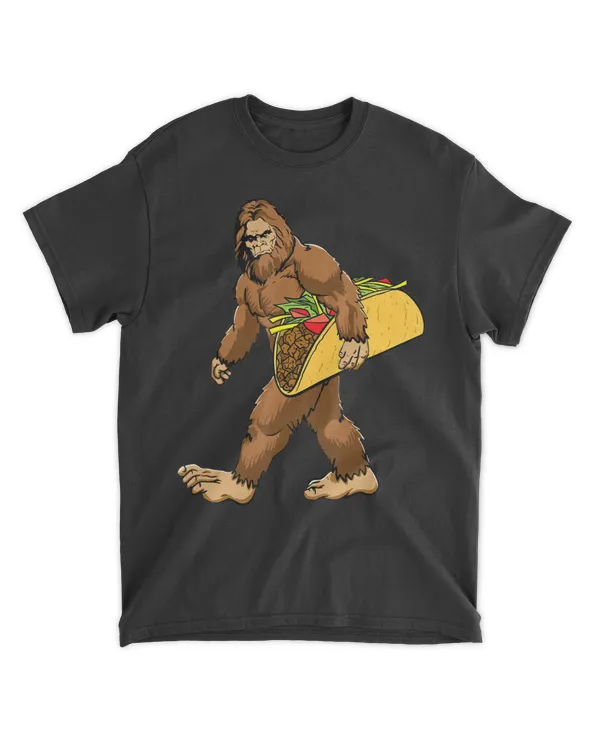 Bigfoot Taco Mexico Men Kids Sasquatch Believe Cinco De Mayo