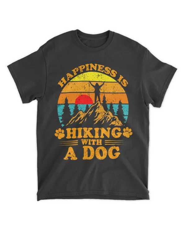 Happiness Is Hiking With A Dog T-Shirt
