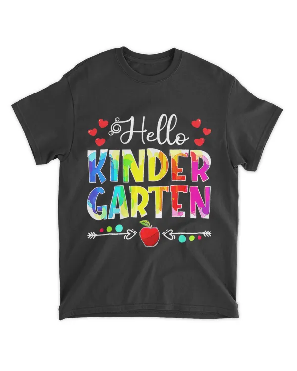 back to school hello kindergarten girls boys teacher student