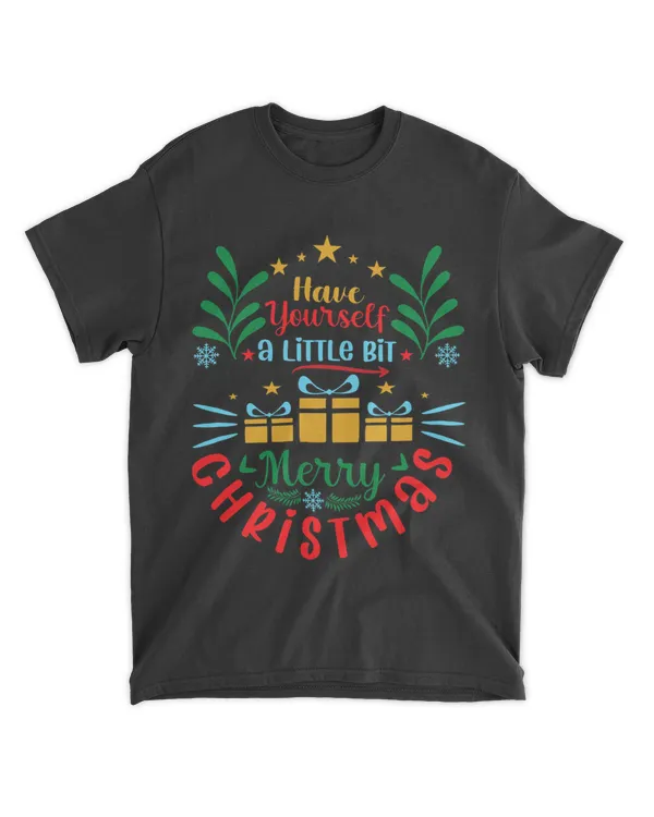 Have yourself Merry Christmas Santa Claus Snow Advent Angel
