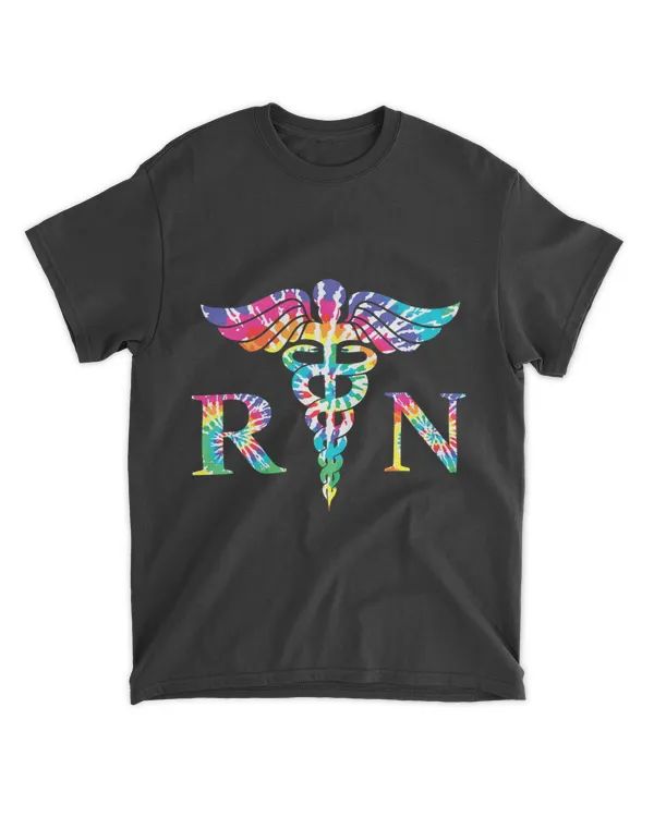 RN Registered Nurse Tie Dye Lovers Nursing Student RN