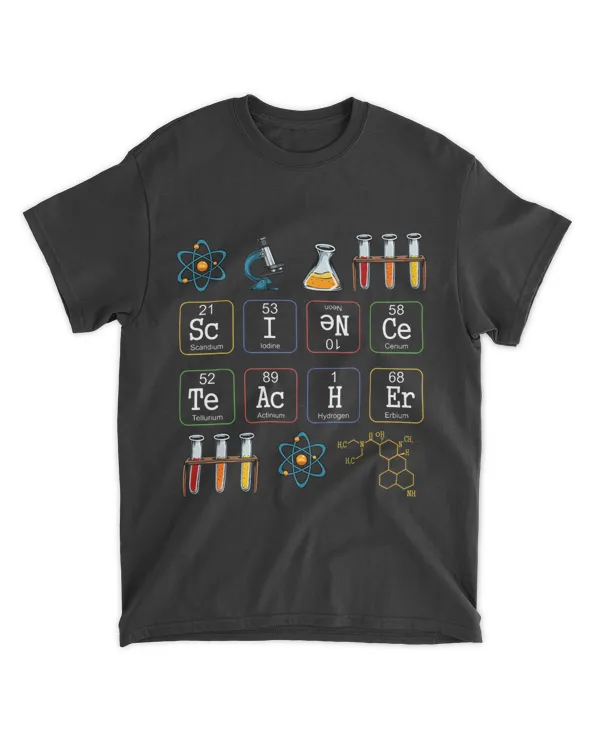 Science Teacher Periodic Table Biology Chemistry Physics