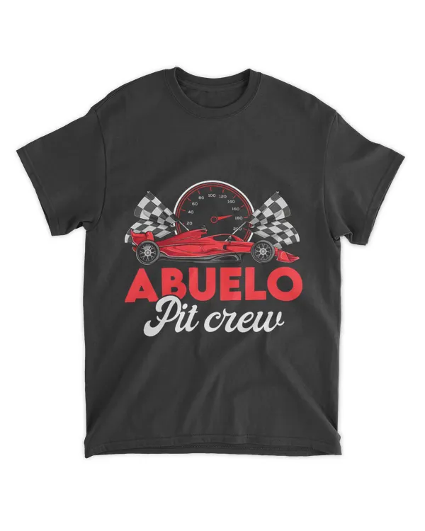 Race Car Abuelo Of The Birthday Boy Shirt Abuelo Pit Crew