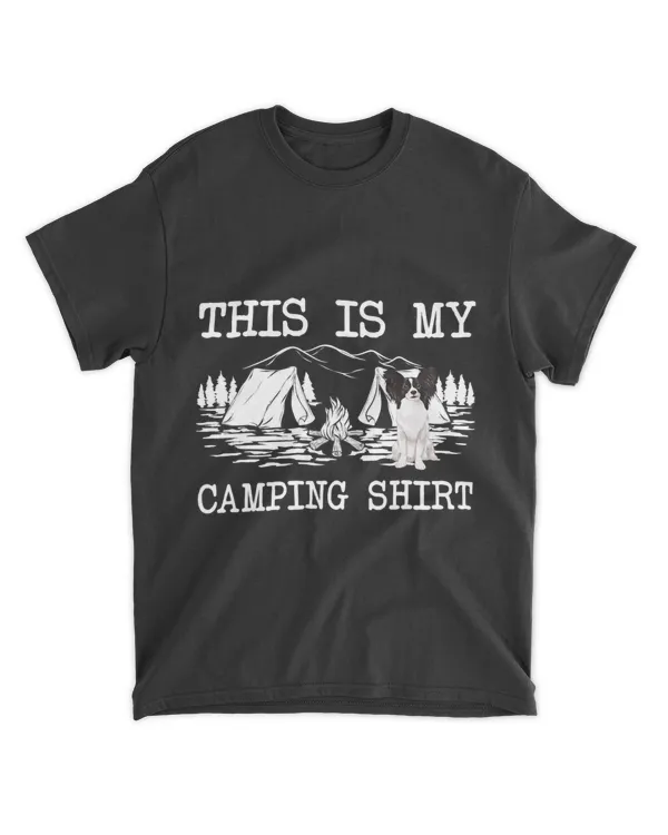 Camping Camp Campfire Papillon Dog This Is My Camper