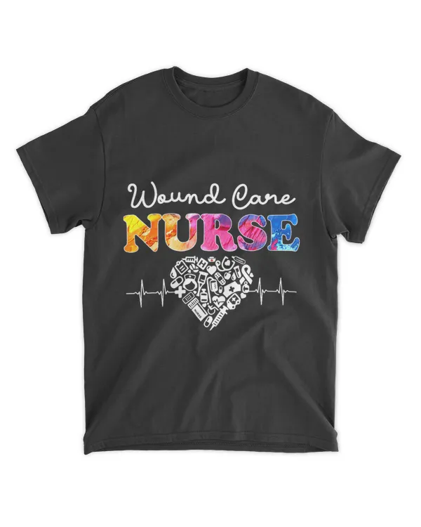 Wound Care Nurse Watercol Love Heart Stethoscope Nurse Women