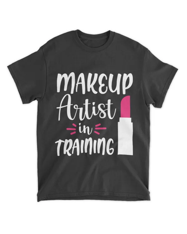 Makeup artist in training
