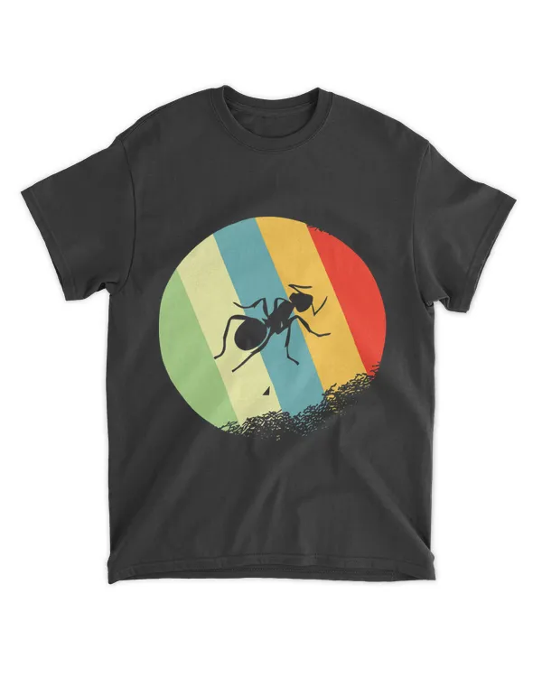 Ant Animal Round with Retro Colors