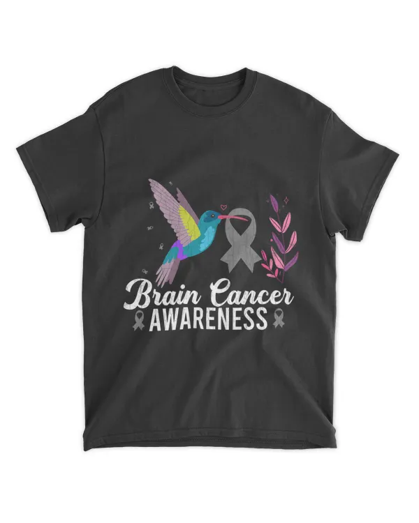 Brain Tumor Awareness Hummingbird Brain Cancer Graphic