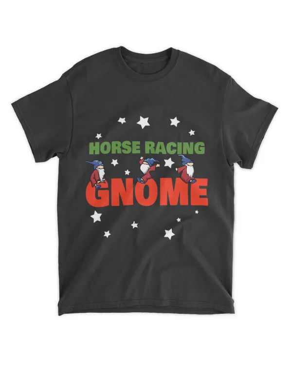 The Horse Racing Gnome Funny Christmas Pajama 2Horse Racing