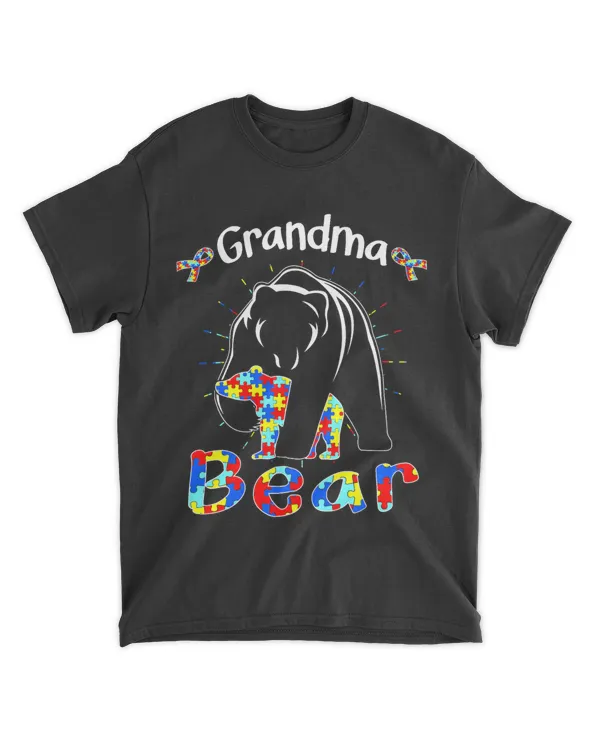 Cute Grandma Bear Autism Awareness Autistic Family Lover