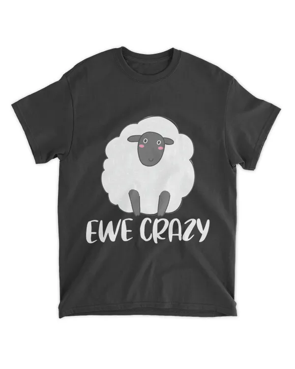 Ewe Crazy 2You Crazy 2Funny Sheep And Lamb Farm Animals