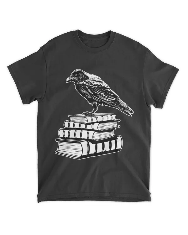 Dark Academia Aesthetic Raven Crow On Old Vintage Books 22